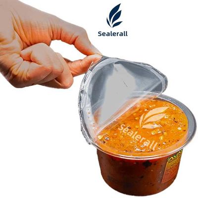 شراء 220 فولت آلة ختم الصناديق البلاستيكية آلة اغلاق حزم الغذاء للحساء online manufacture