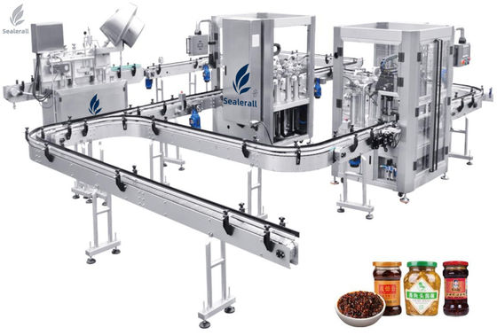 شراء عالية السرعة كفاءة الطاقة الصلصة ملء الزجاجة التلقائية آلة التعبئة السائلة التلقائية online manufacture